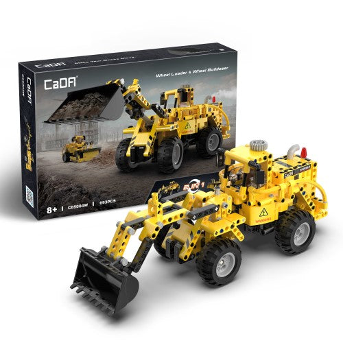 BRICK WHEEL LOADER & BULLDOZER - CADA