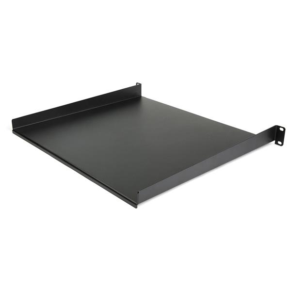 1U Rack Shelf - 16" Deep -  Supports Up to 44lbs