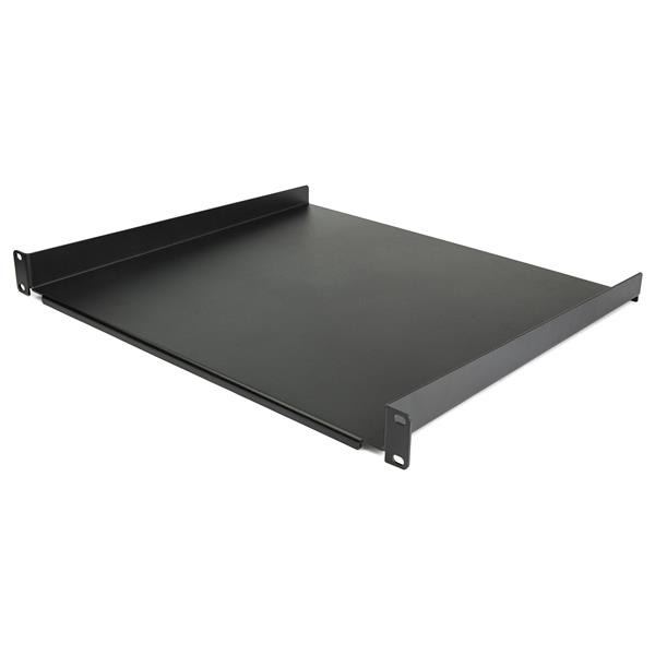 1U Rack Shelf - 16" Deep - Supports Up to 44lbs