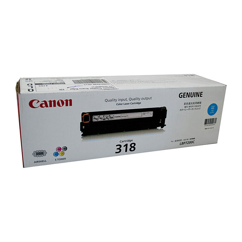 Canon Cartridge318 Cyan Toner