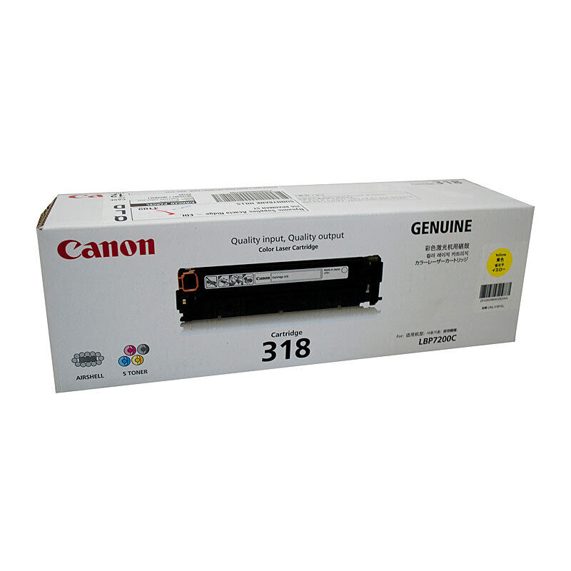 Canon Cartridge318 Yellow Toner
