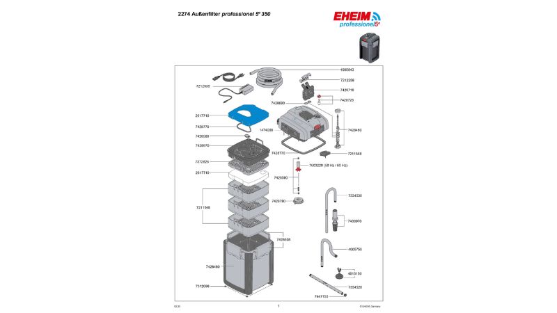 Eheim Professionel 5e 350 External Filter