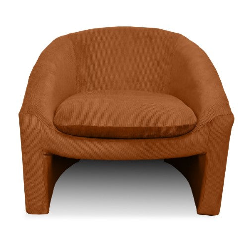 Occasional Chair - Shackelton Corduroy (Rust)