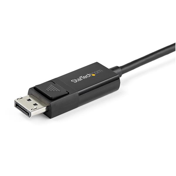 1 m (3.3’) USB C to DisplayPort 1.2 Cable - Bidirectional - 4K