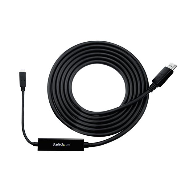 9.8' / 3 m USB C to DisplayPort Cable - 4K 60Hz - Black