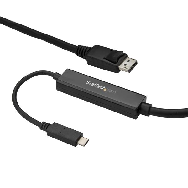 9.8' / 3 m USB C to DisplayPort Cable - 4K 60Hz - Black