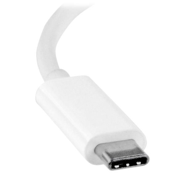 USB-C to DVI Adapter - White