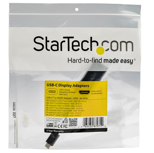 USB-C to HDMI Adapter - HDR 4K 60Hz - USB C to HDMI Converter