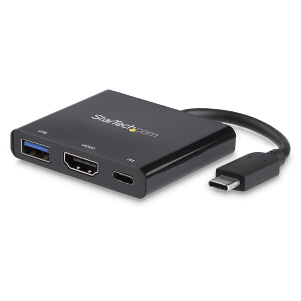 USB-C to 4K HDMI Multifunction Adapter with Power Delivery and USB-A Port