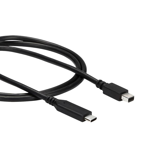 1 m (3.3') USB-C to Mini DisplayPort Cable - 4K 60Hz - Black