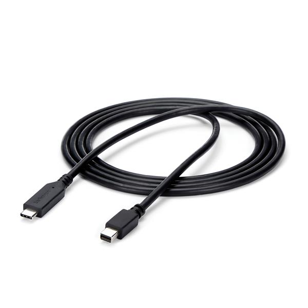 6' (1.8 m) USB-C to Mini DisplayPort Cable - 4K 60Hz - Black