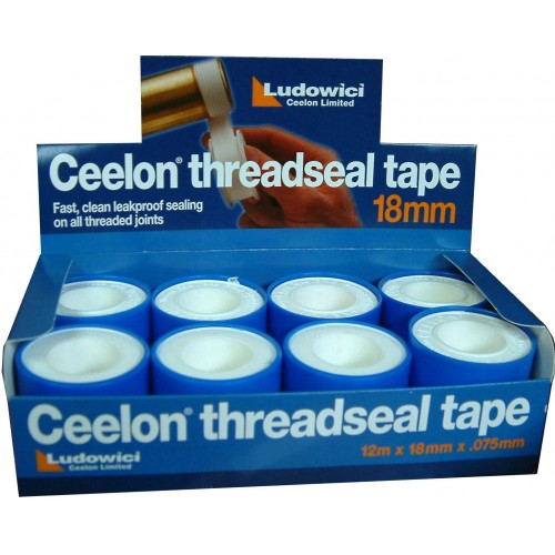Tape Plastic Ceelon Wide 18mm X 12m Roll