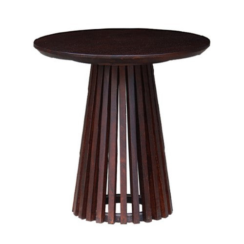 Side Table - Antique Oak Walnut (60 X 60 X 60cm)