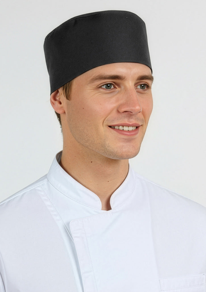 Mesh Flat Top Hat - Black