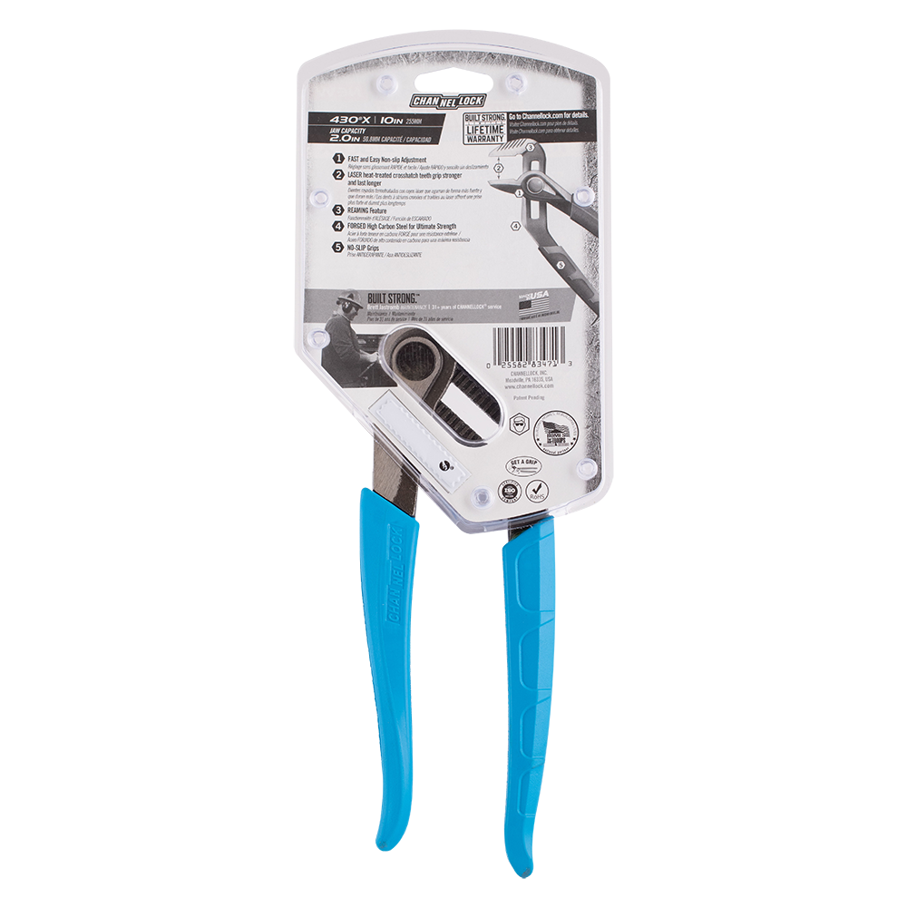 CHANNELLOCK 241mm SpeedGrip™ Tongue & Groove Plier