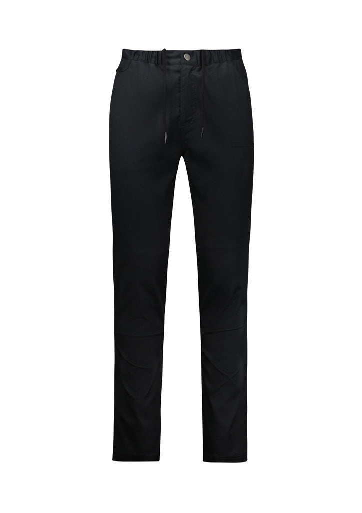 Saffron Mens Chef Flex Pant - Black