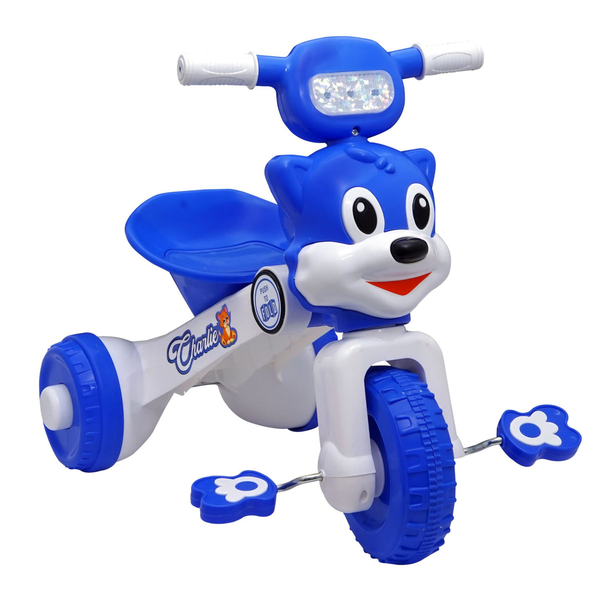 Kids Charlie Foldable Trike With Comfortable Seat FT-130 Blue