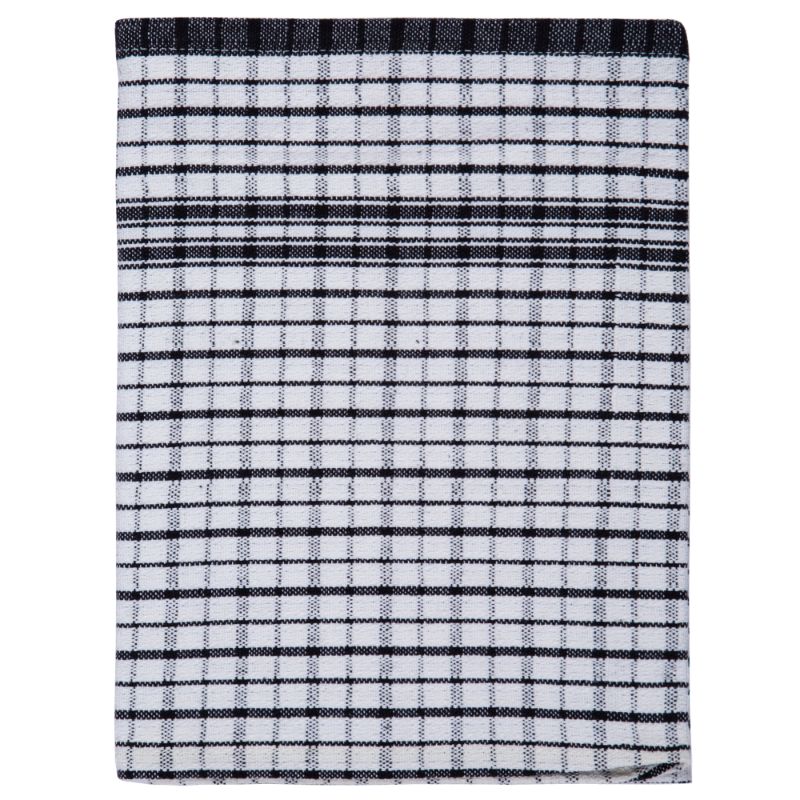 Tea Towel - Country Home Dobby (Black)