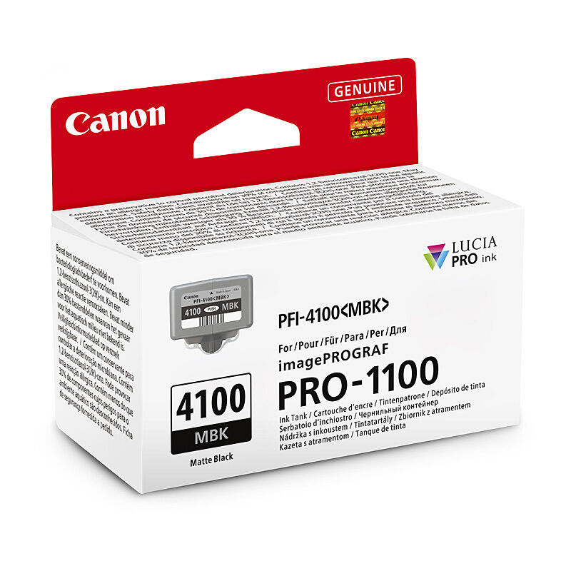 Canon PFI4100 Mat Blk Ink Cartridge