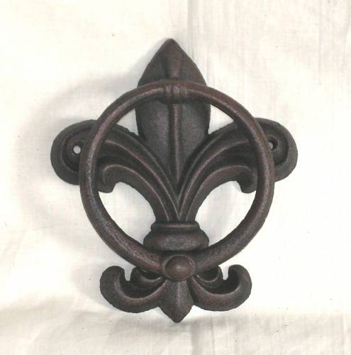 Door Knocker - Fleur Di Li - Iron