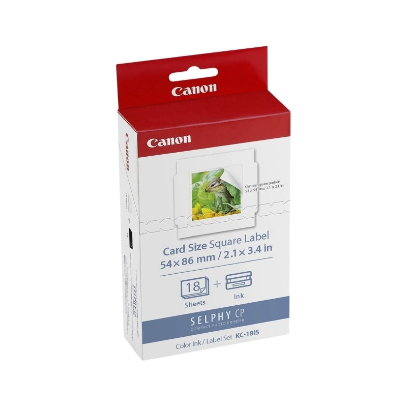CanonKC18IS Ink & card Pk