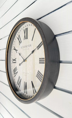 Arthur Clock Black Frame 40x40x6cm