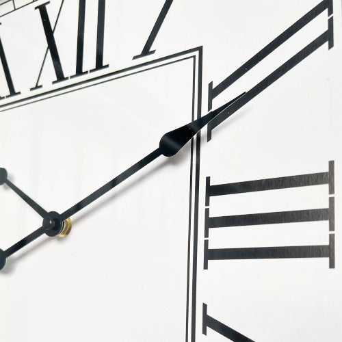 Marin Clock Natural Frame 40x40x6cm