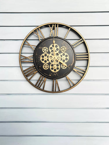 Reese Clock Metal Frame 50x50x3cm