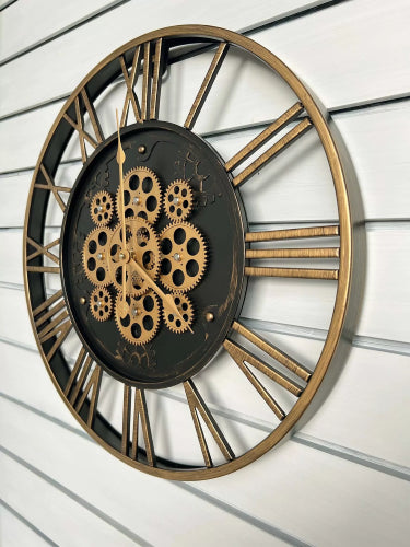 Reese Clock Metal Frame 50x50x3cm