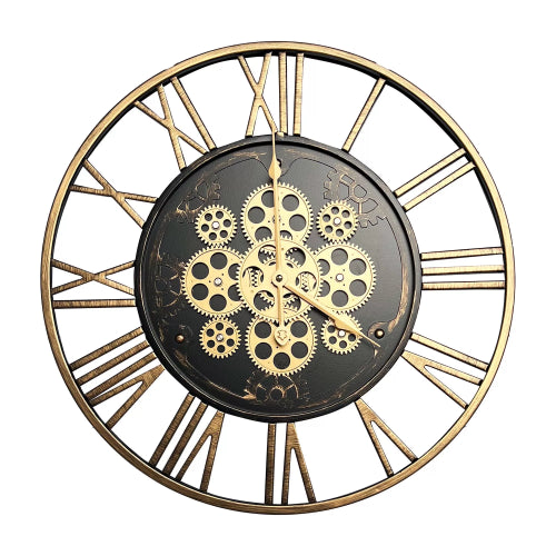 Reese Clock Metal Frame 50x50x3cm