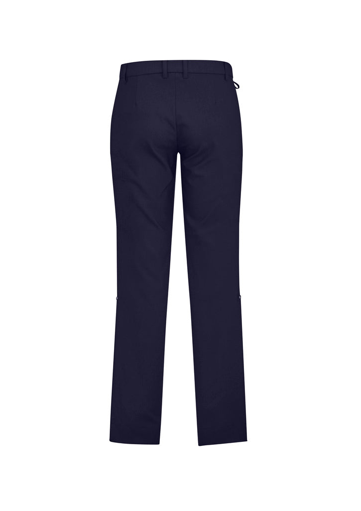 Comfort Waist Mens Flat Front Pant - Navy