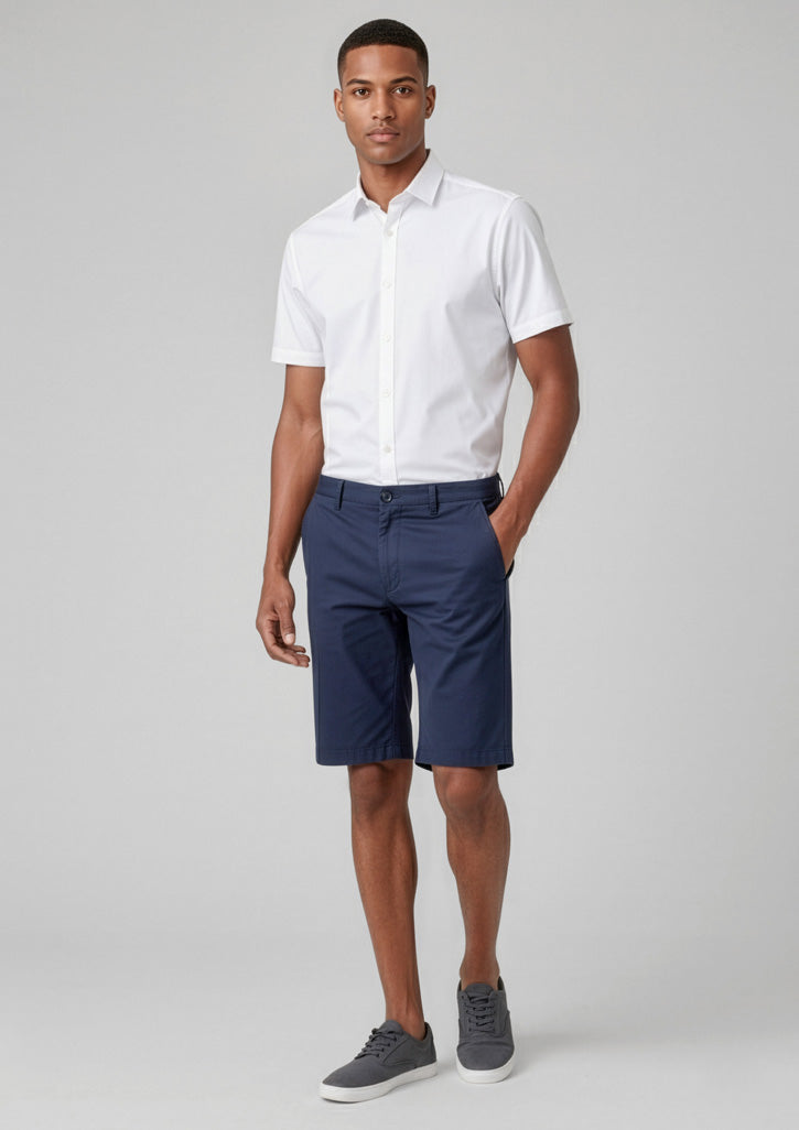 Comfort Waist Mens Cargo Short - Navy