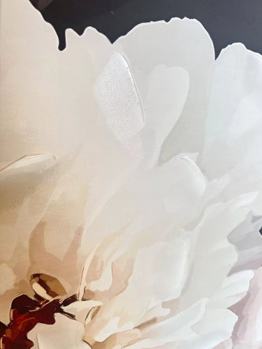 Bloom Ii Black Framed Canvas Wall Art 120x80cm