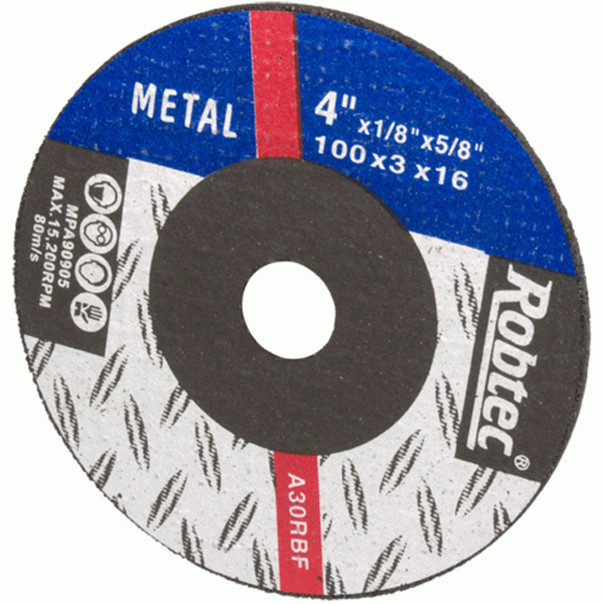 ROBOTEC Metal Cut off Wheel 125 x 3 x 22mm.