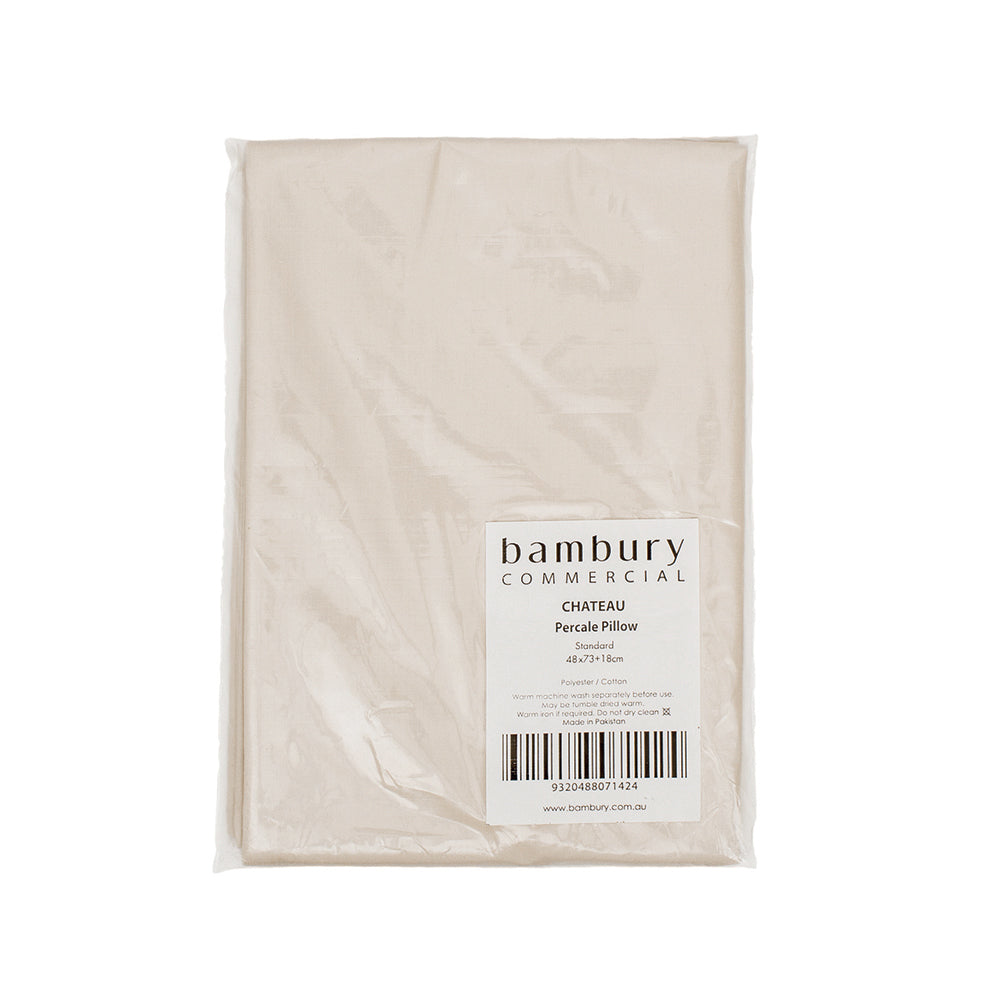 Std Chateau Pillowcase Mocha- Bambury