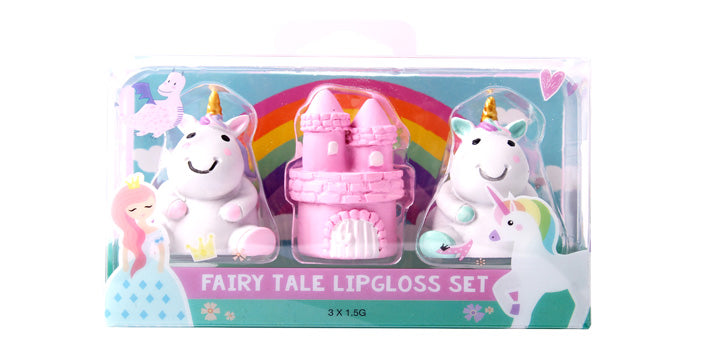 FAIRY TALE UNICORN LIPGLOSS 3PK - Set of 3