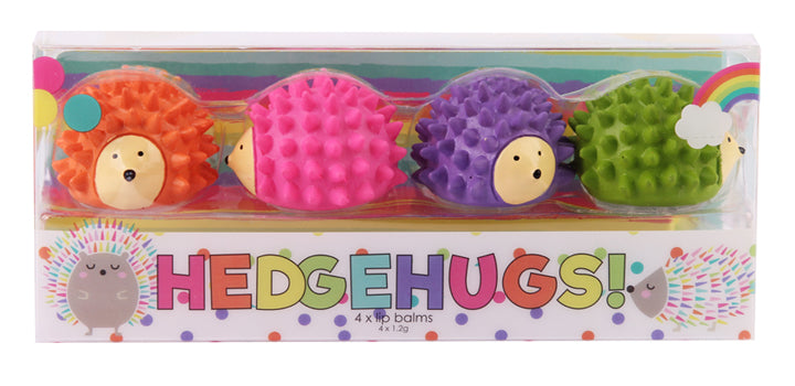 HEDGEHUGS! LIPBALMS 4PK - Set of 3