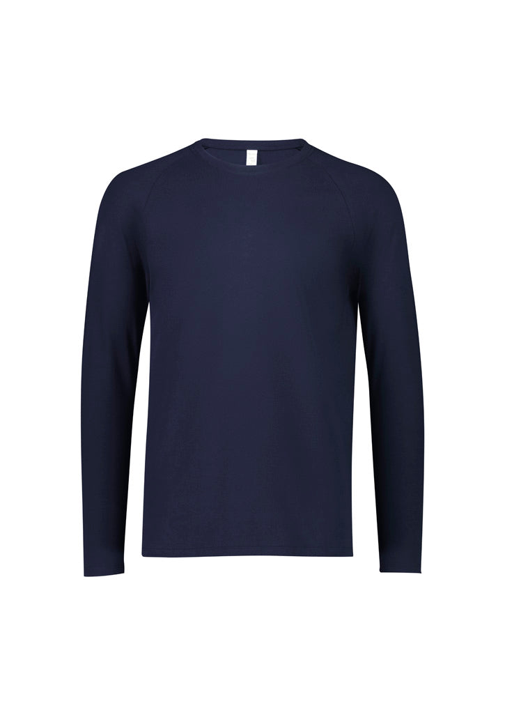 Performance Mens Long Sleeve Tee - Midnight Navy
