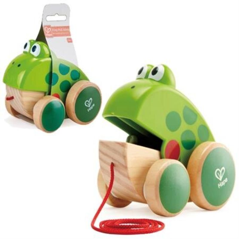 Frog  Pull Along - Hape (119mm)