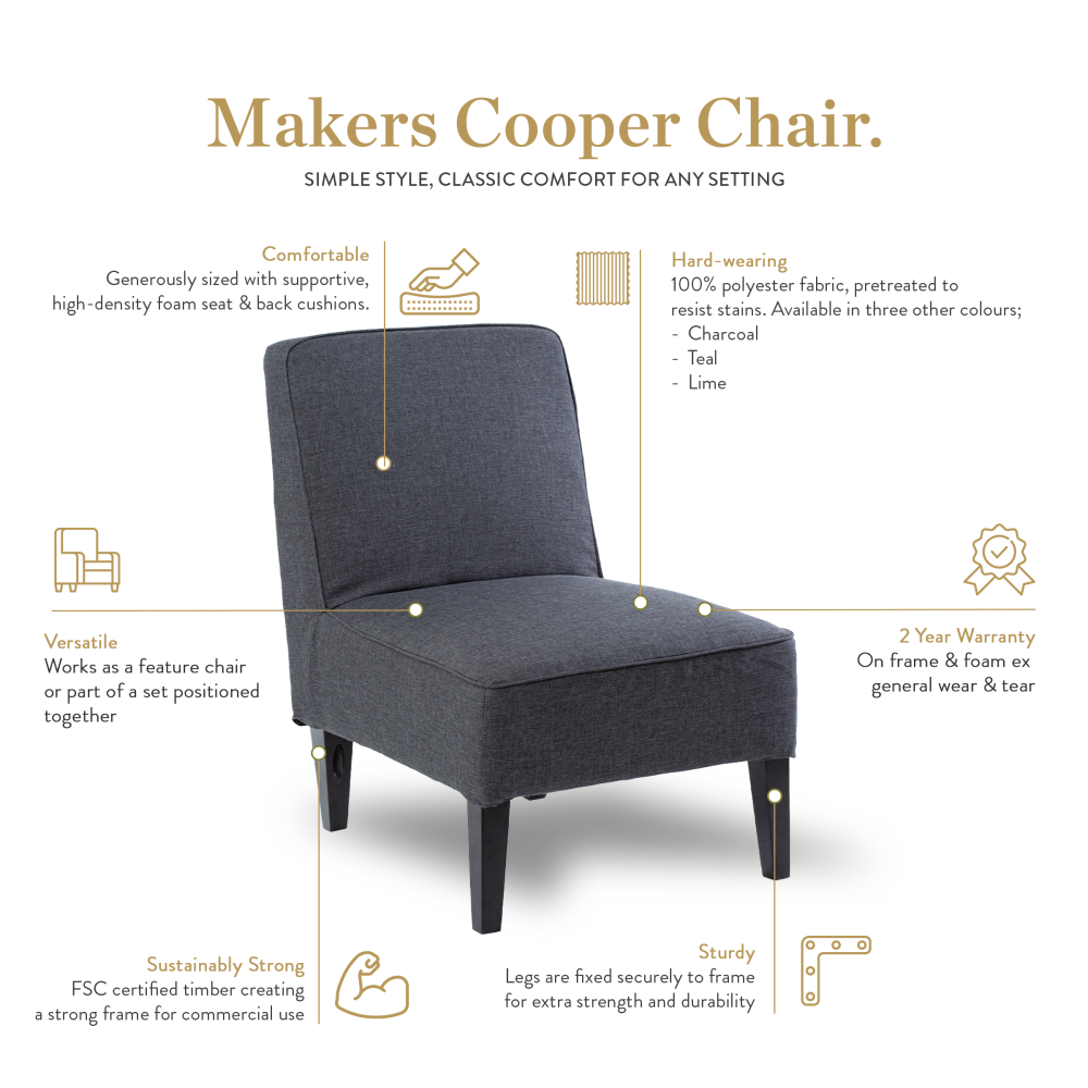 Makers MII Cooper Chair - Charcoal