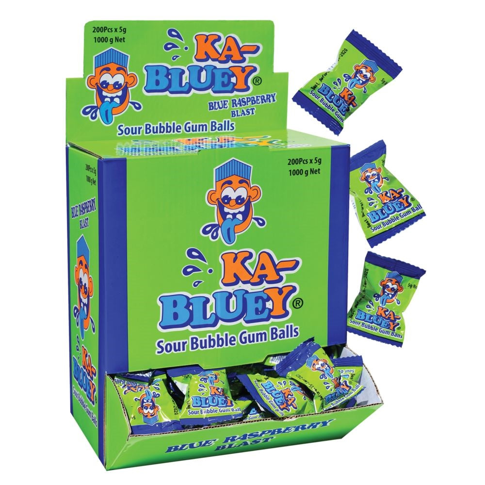 Ka Bluey Sour Bubblegum Balls 5g - Pack of 200