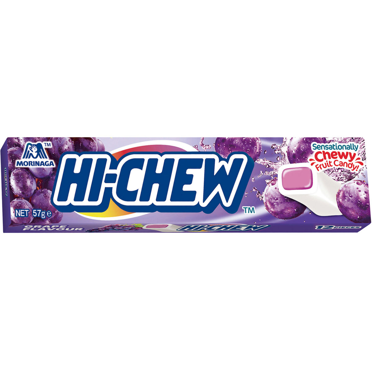 Hi-Chew Grape 57g - Carton of 12