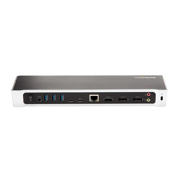 Triple-4K Monitor USB-C Docking Station for Laptops - USB Power Delivery