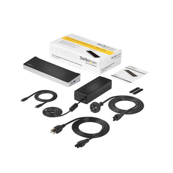 Triple-4K Monitor USB-C Docking Station for Laptops - USB Power Delivery