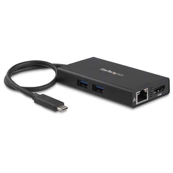USB-C Multiport Adapter for Laptops - Power Delivery - 4K HDMI - GbE - USB 3.0