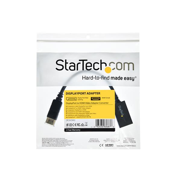 DisplayPort to HDMI Video Adapter Converter