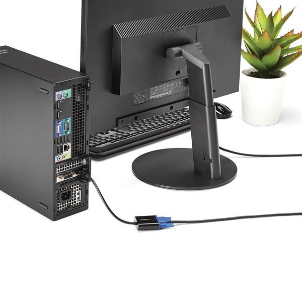 DisplayPort 1.2 to VGA Adapter Converter – DP to VGA – 1920x1200