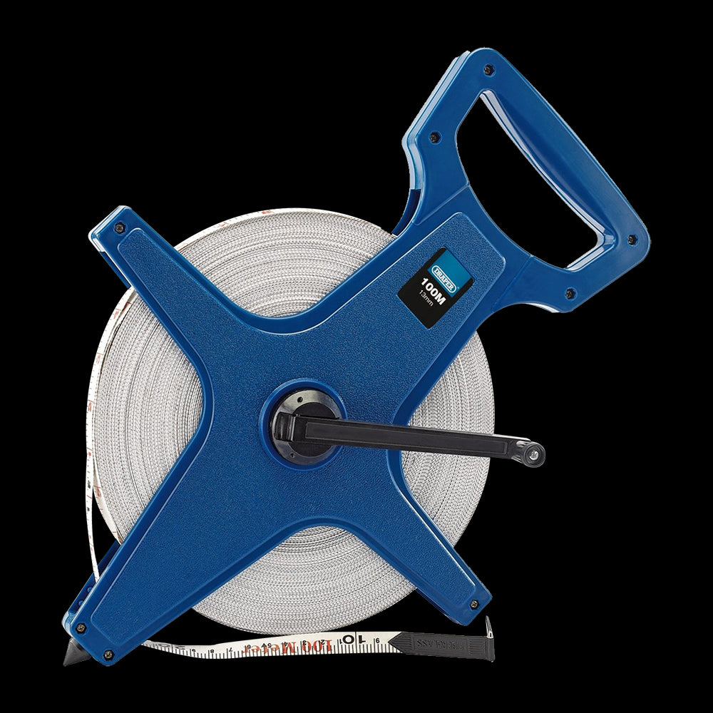 DRAPER 100m Fibreglass Surveyor's Tape