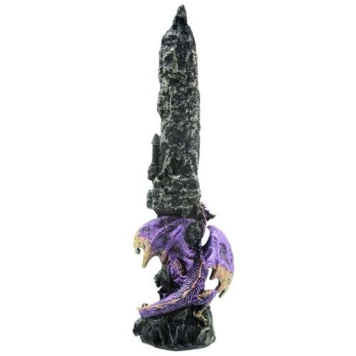 Incense Stick Burner - Dragon Waterfall Upright Ashcatcher (Set of 2 Asstd)