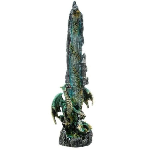 Incense Stick Burner - Dragon Waterfall Upright Ashcatcher (Set of 2 Asstd)